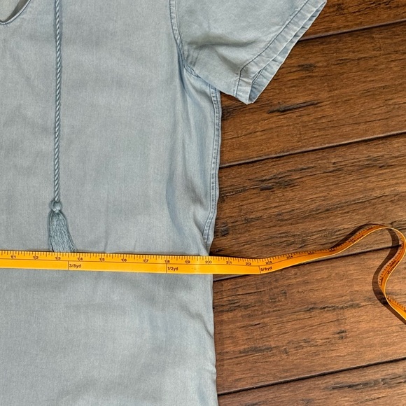 JAK&RAE Light Denim Short Sleeve Dress - Picture 5 of 7